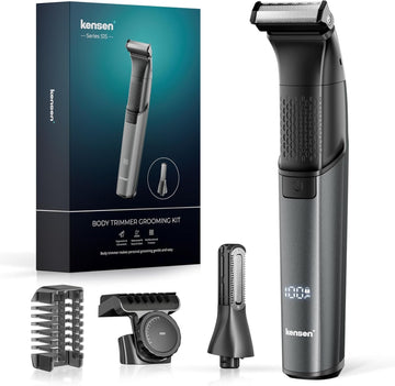 Body Hair Trimmer for Men Comes with Two Replacement Blade and Comb Accessories