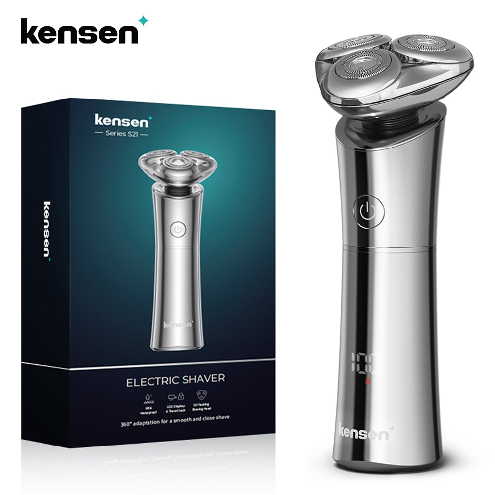 KENSEN™ Magnetic 3D Floating Cutter Head Electric Shaver